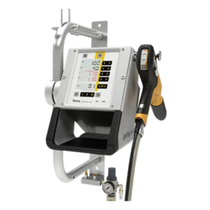 OptiFlex Pro W powder coating unit with control panel, spray gun and hose