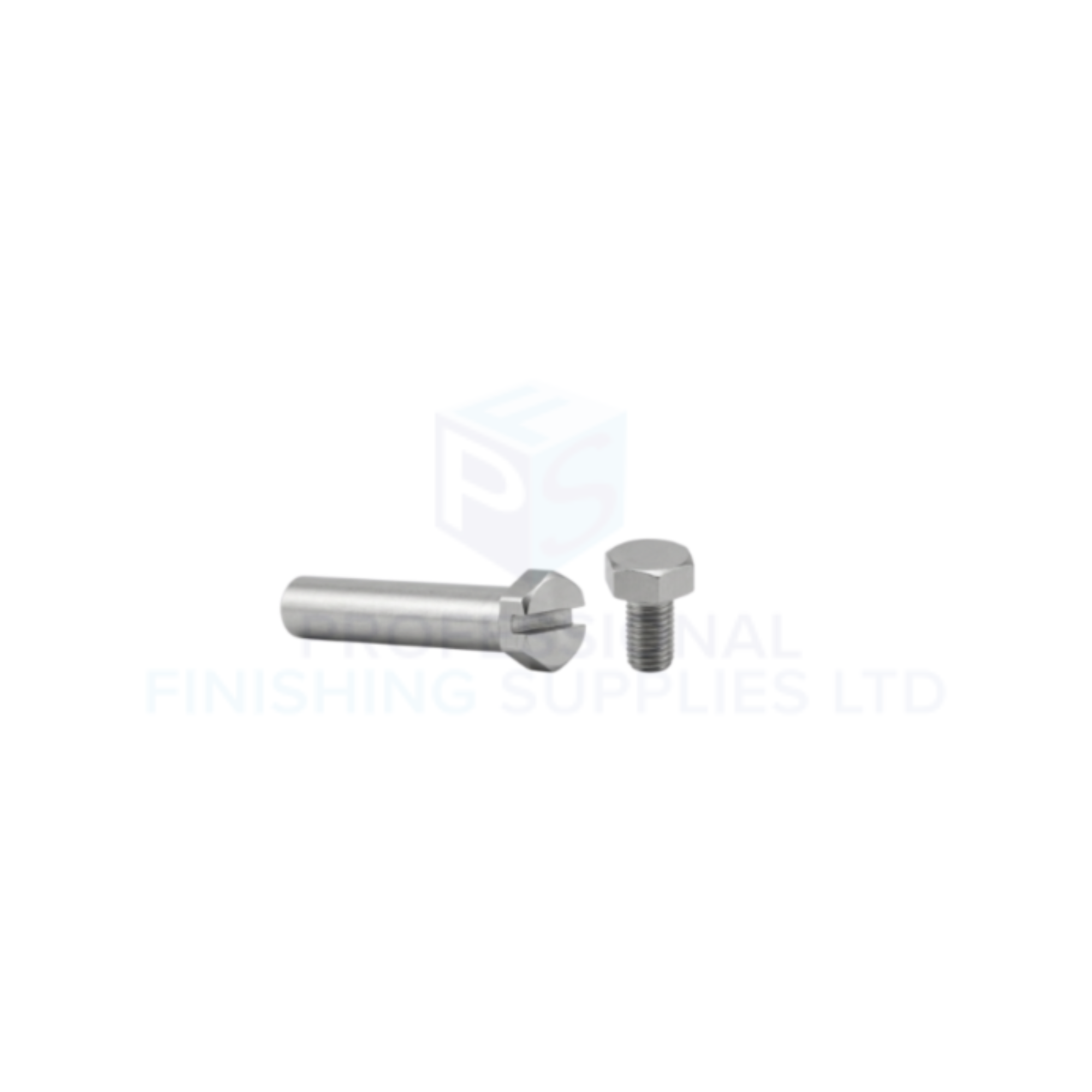 Trigger axis and screw kit with a slotted cylindrical pin and hex-head screw